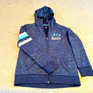 Justice sweatshirt w/ zipper